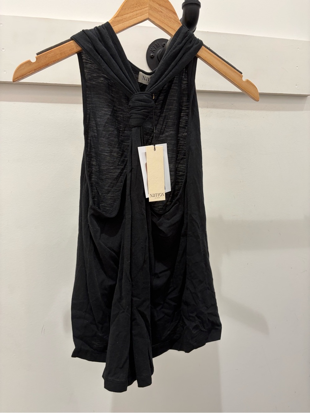 Nation Black Knot-Back Tank PM